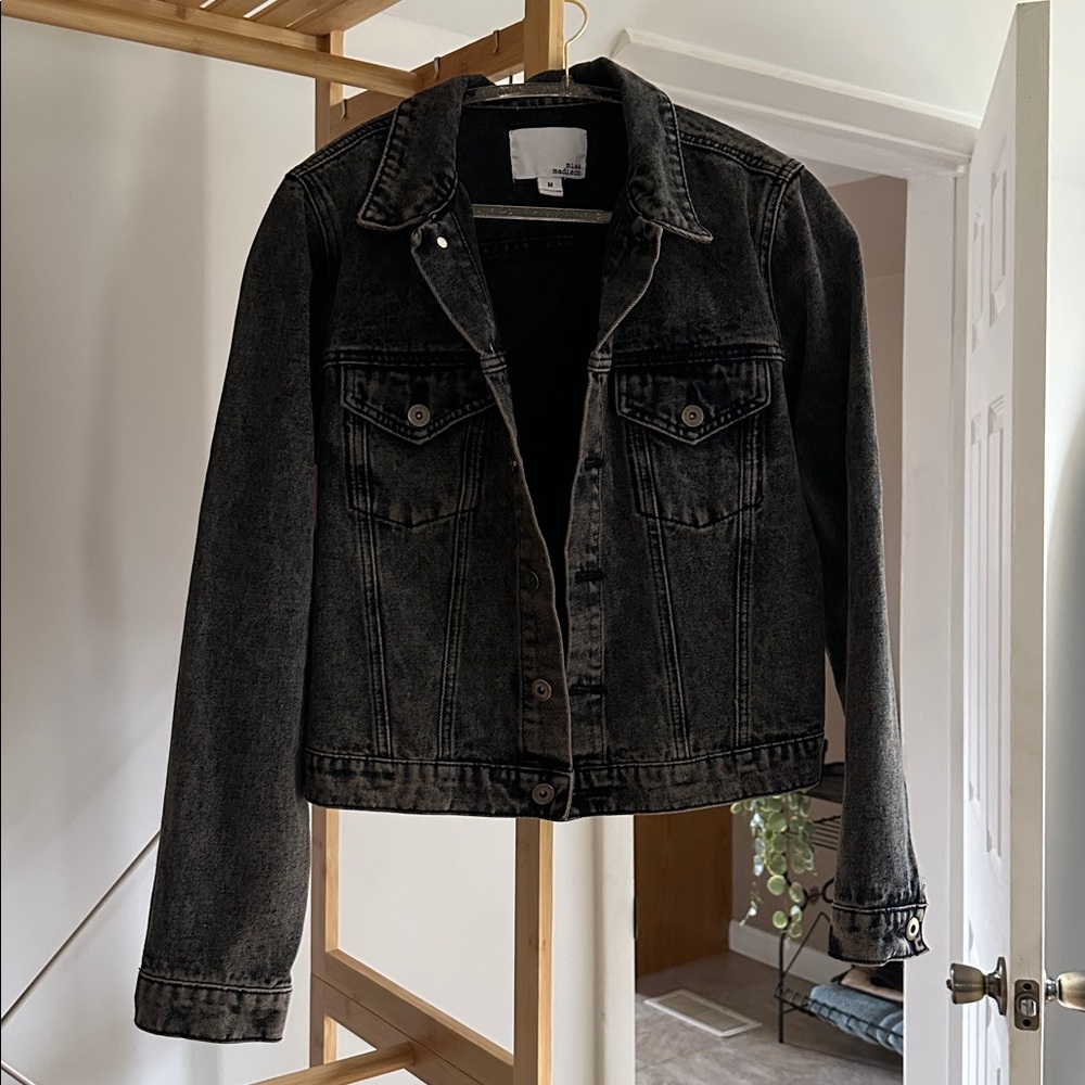 Classic black wash Denim Jean Jacket